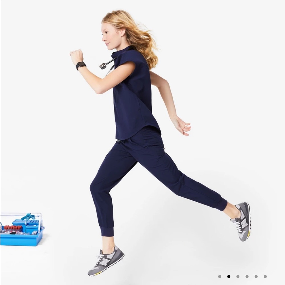 Figs Zamora Jogger Scrub Pants - Navy